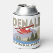 デナリ国立公園 缶クーラー (缶正面)