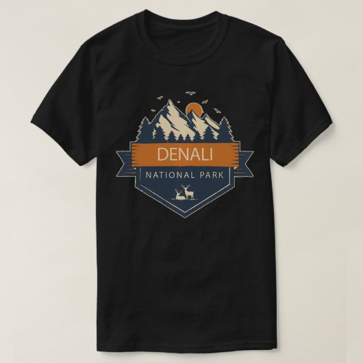 デナリ国立公園 Tシャツ (デザイン正面)