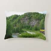 デナリ表現ア・アラスカ列車の休暇の写真 アクセントクッション (裏面)