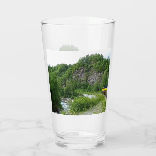 デナリ表現ア・アラスカ列車の休暇の写真 タンブラーグラス (裏面)