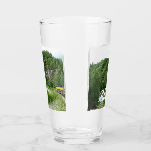 デナリ表現ア・アラスカ列車の休暇の写真 タンブラーグラス (右)