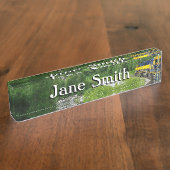 デナリ表現ア・アラスカ列車の休暇の写真 デスクネームプレート (側面)