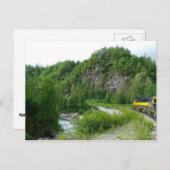 デナリ表現ア・アラスカ列車の休暇の写真 ポストカード (正面/裏面)