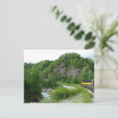 デナリ表現ア・アラスカ列車の休暇の写真 ポストカード (スタンド正面)