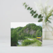 デナリ表現ア・アラスカ列車の休暇の写真 ポストカード (スタンド正面)