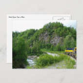 デナリ表現ア・アラスカ列車の休暇の写真 ポストカード (正面/裏面)