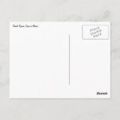 デナリ表現ア・アラスカ列車の休暇の写真 ポストカード (裏面)