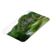 デナリ表現ア・アラスカ列車の休暇の写真 マグネット (左側)