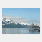 デナリ表現ア・アラスカ列車の休暇の写真 ラッピングペーパーシート (正面3)