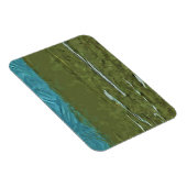 デナリ・アラスカ・リバーズ抽象芸術印象派 マグネット (右側)