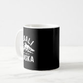デナリ アラスカ 山 登山 お土産 ギフト コーヒーマグカップ (正面左)
