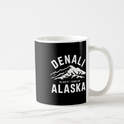デナリ アラスカ 山 登山 お土産 ギフト コーヒーマグカップ (右)