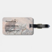 デナリ·ブラウン·ベア ラゲッジタグ (裏面横)