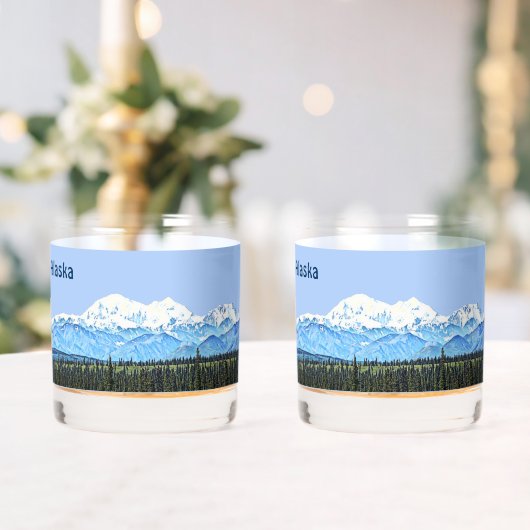 デナリ(マッキンリー山) ウイスキーグラス (インサイチュ (ウェディング))