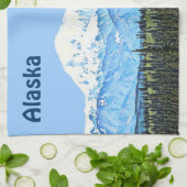 デナリ（マッキンリー山） キッチンタオル (折り畳み)