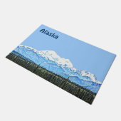 デナリ（マッキンリー山） ドアマット (アングル)
