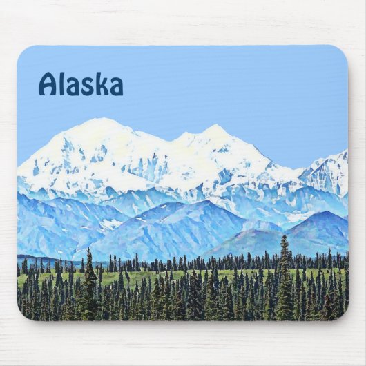 デナリ(マッキンリー山) マウスパッド (正面)