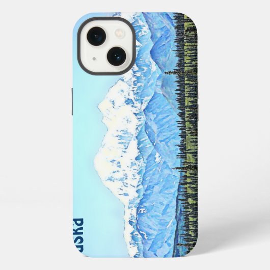 デナリ(マッキンリー山) iPhoneケース (裏面)