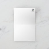 デナリ·マッキンリー·マウンテン·アラスカ·ノート·カード サンキューカード (内部)