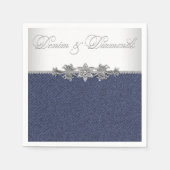 デニエレガントムとダイヤモンド スタンダードカクテルナプキン (正面)