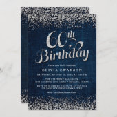 デニスタイリッシュム&ダイヤモンド60thバースデーパーティー 招待状 (正面/裏面)