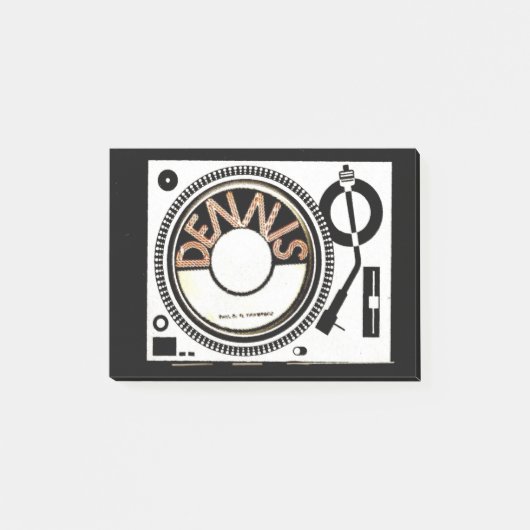 デニスターンテーブル ポストイット (正面)