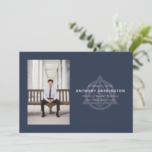 デニストリー海軍ブルー医師の発表 案内状 (スタンド正面)