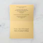 デニスハワイアンハッピーバースデートロピカルサンセット カード (内部)