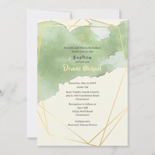 デニス招待状 招待状 (正面)