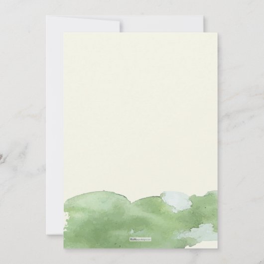 デニス招待状 招待状 (裏面)