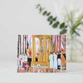 デニス – アーネスト・プシチャリの墓の前のミサ カード (スタンド正面)