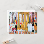 デニス – アーネスト・プシチャリの墓の前のミサ カード (正面/裏面インサイチュ)