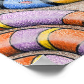 デニス・ガストンアートのアルファベットスネークポスター ポスター (角)