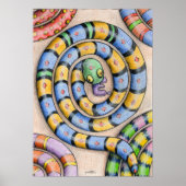 デニス・ガストンアートのアルファベットスネークポスター ポスター (正面)