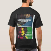 デニス・トンプソン。ベーシック ダーク T シャツ (裏面)