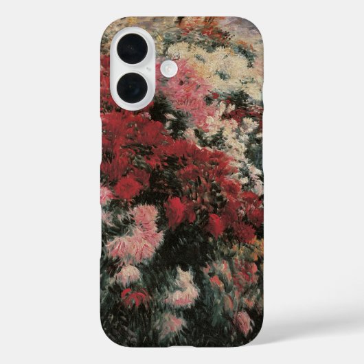 デニス・バンカー・ミラーによるキクの花の絵画, ファインアート Case-Mate iPhoneケース (裏面)