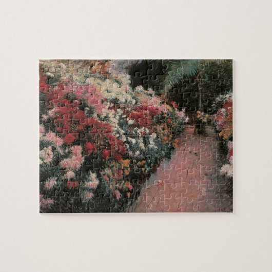 デニス・バンカー・ミラーによる菊の花, 美術品 ジグソーパズル (横)