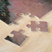 デニス・バンカー・ミラーによる『菊』、美術 ジグソーパズル (側面)