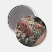 デニス・バンカー・ミラーによる『菊』、美術 マグネット (正面/裏面)