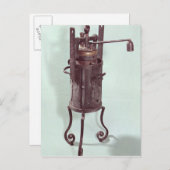 デニス・パピン1679で発明された圧力釜 ポストカード (正面/裏面)