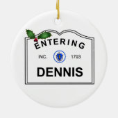 デニスMA セラミックオーナメント (裏面)
