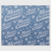 デニフェイクムのワードアートクリスマスラップ紙 ラッピングペーパー (フラット)