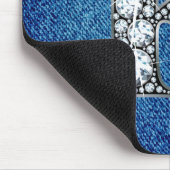 デニフェイクムマウスパッドのKきらきら光る「ダイヤモンド」 マウスパッド (コーナー)