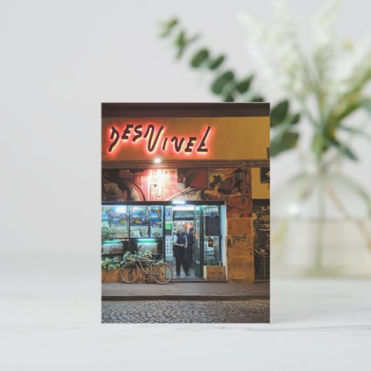 デニベル – ブエノスアイレスのディナー ポストカード (スタンド正面)