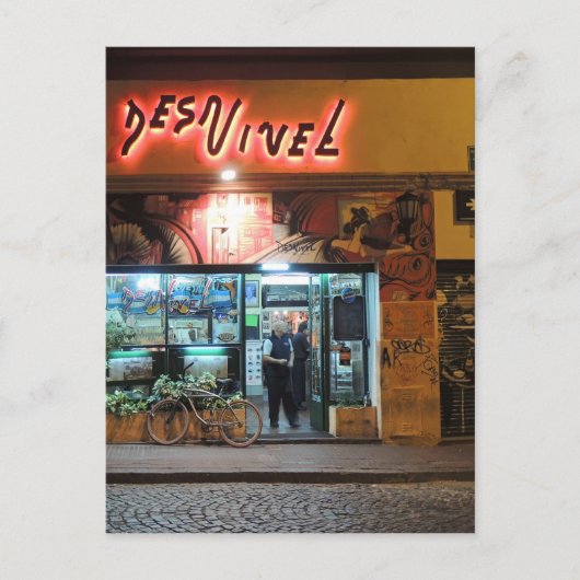 デニベル – ブエノスアイレスのディナー ポストカード (正面)