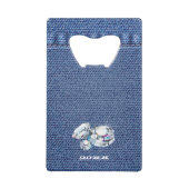 デニムおよびダイヤモンドの国 クレジットカード栓抜き (裏面)