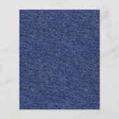 デニムおよびダイヤモンド紙シート (裏面)