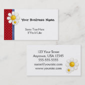 デニムおよびデイジーの万能名刺 名刺 (正面/裏面)