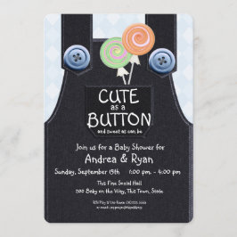 デニムがワンタッチでかわいい 招待状