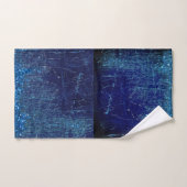 デニムとグリッター バスタオルセット (ハンドタオル)